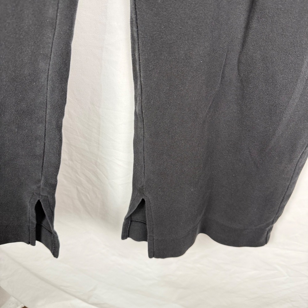 Pact Black Wide Leg Airplane Charcoal Gray Sweatpants Medium Loungewear Organic - Picture 8 of 12